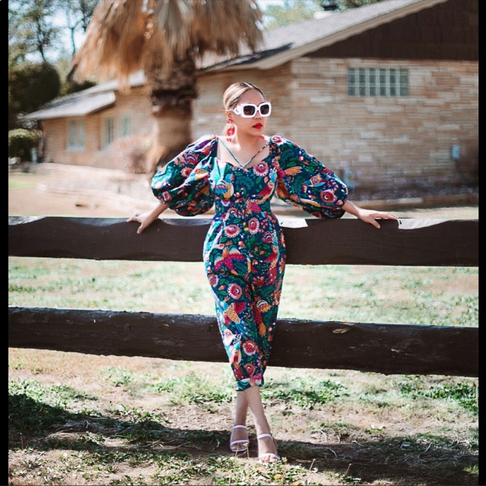 Sold⚡️⚡️Farm rio tropical birds jumpsuit